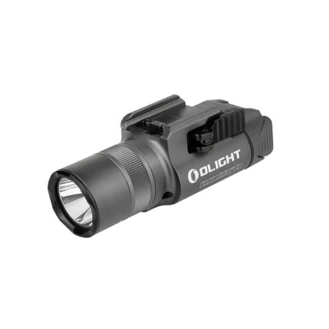 Tactische lamp Baldr Pro Ravec groene laser 1350 lumen gemetalliseerd grijs - Olight