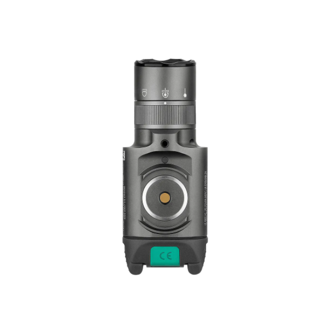 Latarka taktyczna Baldr Pro Ravec zielony laser 1350 lumenów szary metaliczny - Olight