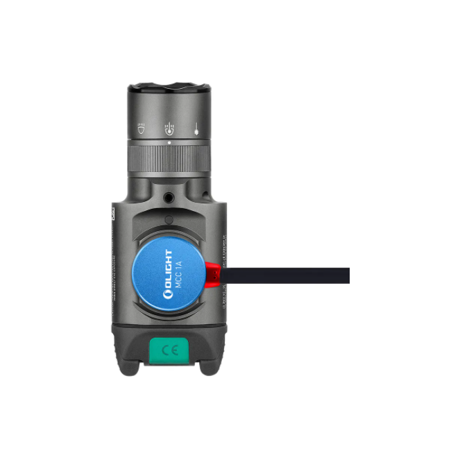 Lampe tactique Baldr Pro Ravec laser vert 1350 lumens gris métallisé - Olight
