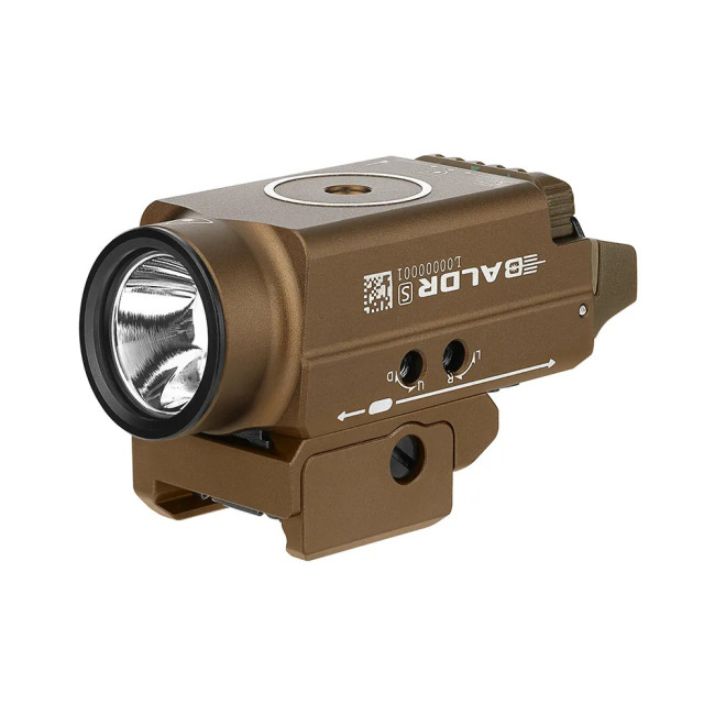 Lampe rail 1913 laser vert Baldr S coyote - Olight