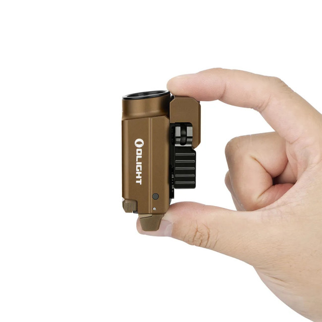 Lampe rail 1913 laser vert Baldr S coyote - Olight