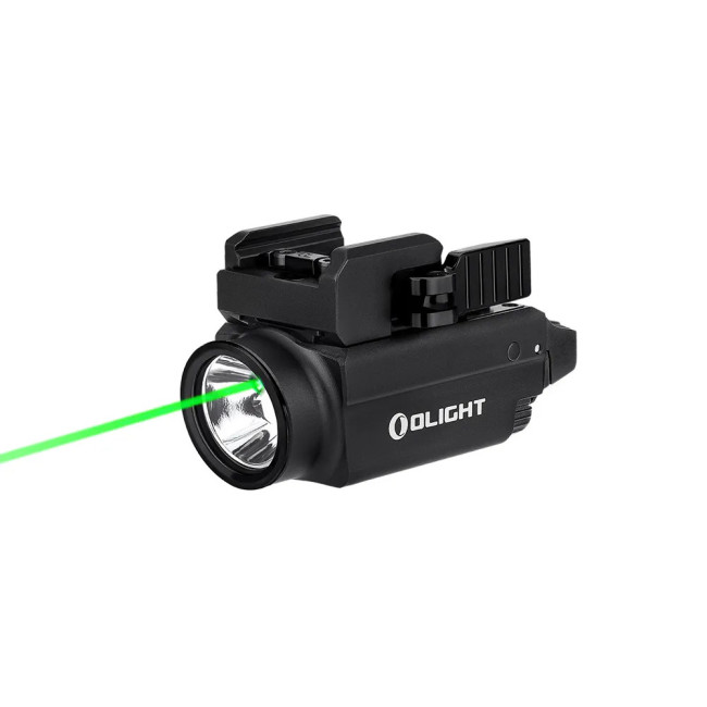 Lampe rail 1913 laser vert Baldr S noir - Olight