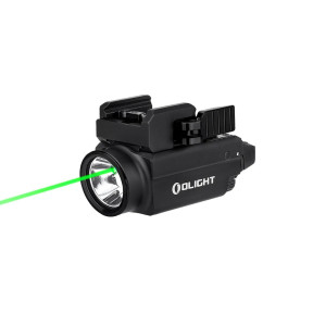 Schienenlampe 1913 mit grünem Laser Baldr S schwarz - Olight