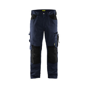 Handwerkerhose ohne Hängetaschen Marineblau/Schwarz - Blaklader