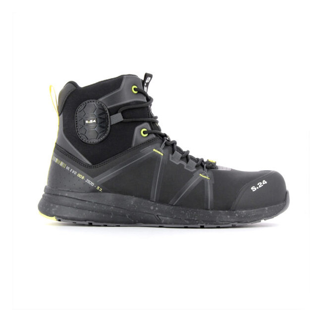 Wysokie buty ochronne Rocket S3 Czarny - S.24