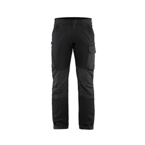 Wartungshose Stretch 4D Schwarz/Dunkelgrau - Blaklader