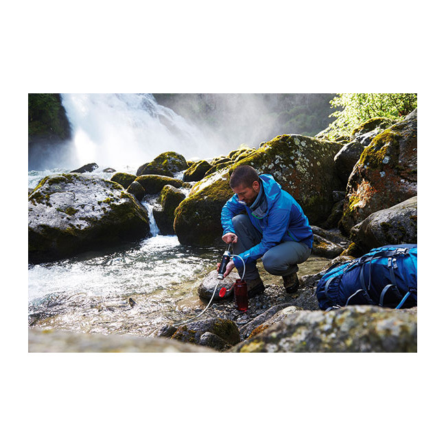Wasserfilter Pocket aus Aluminium und Edelstahl mit Keramikfilter - Katadyn