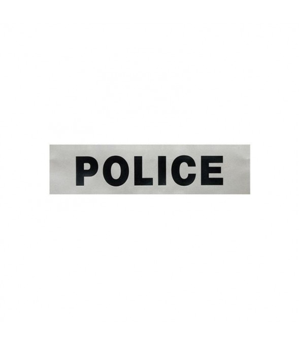 Brassard POLICE fluo 5,5 cm dos noir - BRASSARDS ET PATCH 