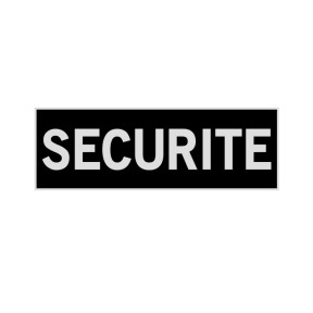 Sécurité band omgekeerd 10 x 30 cm - Patrol Equipements