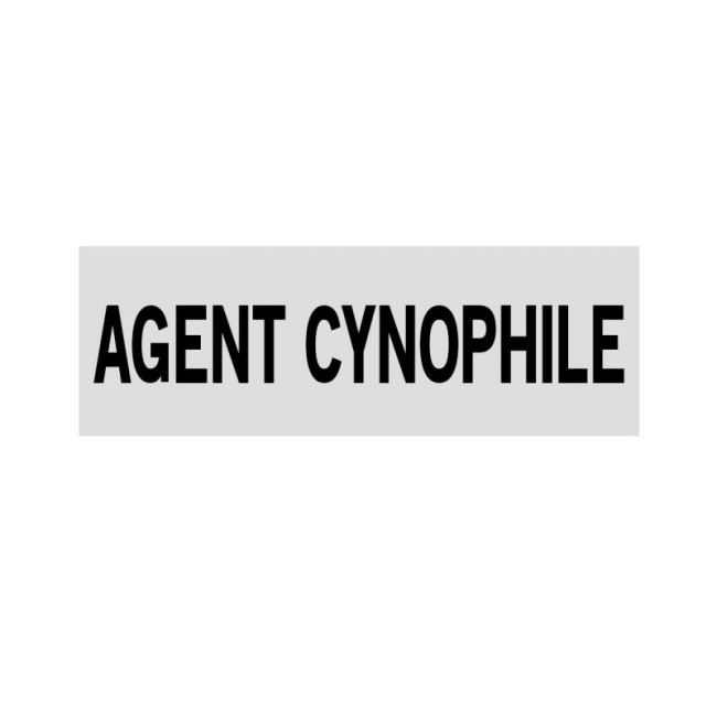 Opaska Agent Cynophile odblaskowa 10 x 30 cm - Patrol Equipements