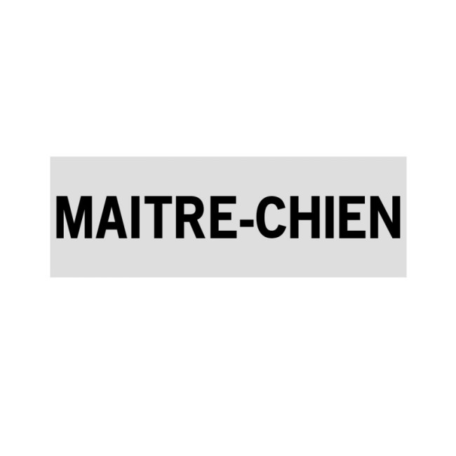 Bandeau Maître-Chien rétroréfléchissant 3 x 10 cm - Patrol Equipements