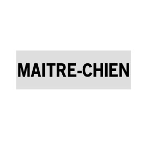 Maître-Chien band retroreflecterend 3 x 10 cm - Patrol Equipements
