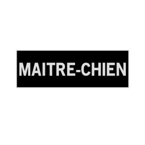 Bandeau Maître-Chien inversé 10 x 30 cm - Patrol Equipements