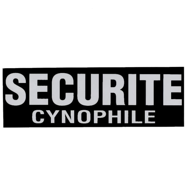 Bandeau Sécurité Cynophile inversé 3 x 10 cm - Patrol Equipements