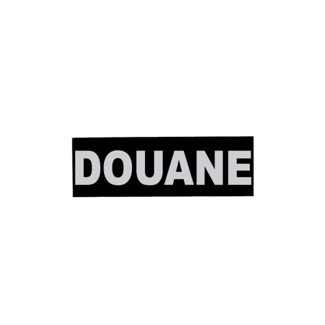 Bandeau Douane inversé 4 x 13 cm - Patrol Equipements