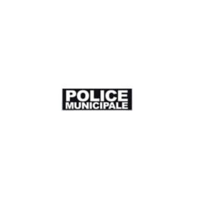 Bandeau Police Municipale inversé 10,5 x 27,5 cm - Patrol Equipements
