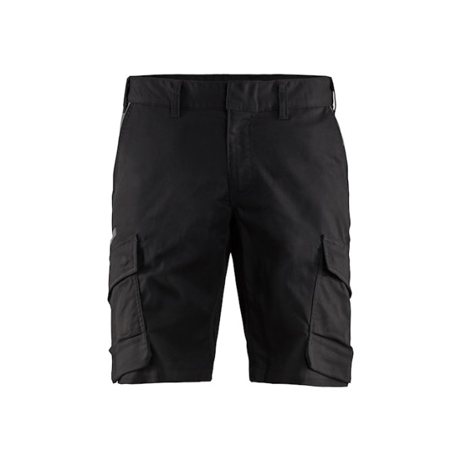 Industrie short stretch 2D Zwart/Donkergrijs - Blaklader