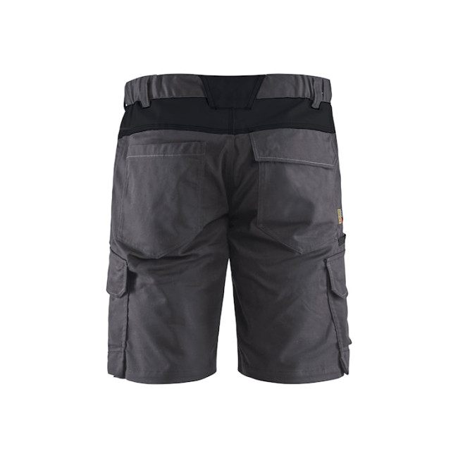 Short Industrie stretch 2D Gris moyen/Noir - Blaklader