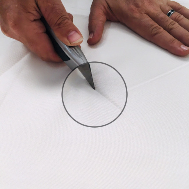 T-Shirt Cut Resistant Technology Weiß und Gelb - Francital