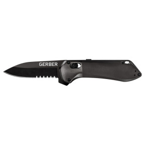 Składany nóż ząbkowany Highbrow Compact Onyx - Gerber
