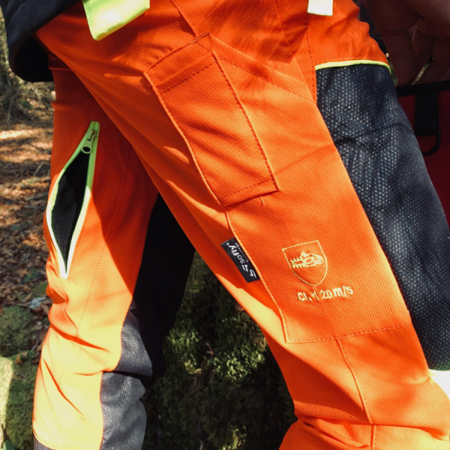 Pantalon Kraken Type A Classe 1 Orange - Francital