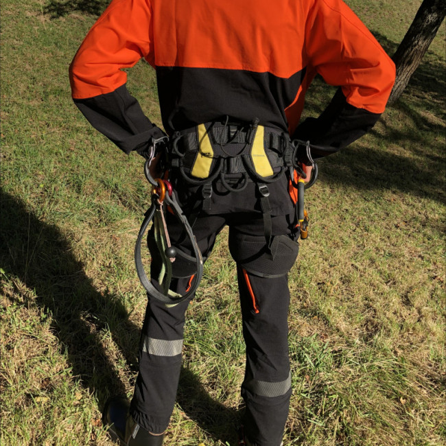 Pantalon Hermes Medium Noir et orange - Francital