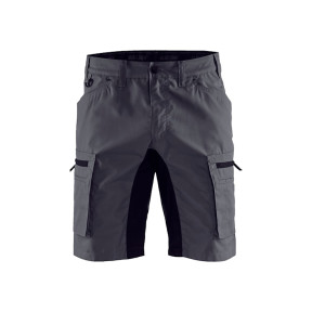 Short maintenance +stretch Gris moyen/Noir - Blaklader