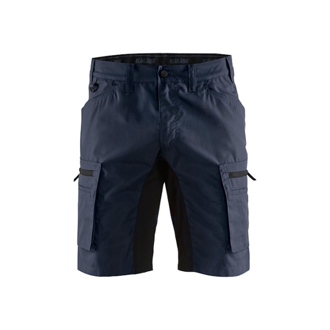 Onderhoudsshort +stretch Donkermarine/Zwart - Blaklader