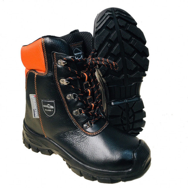 Chaussures forestières Salix classe 1 Noir/Orange - Francital