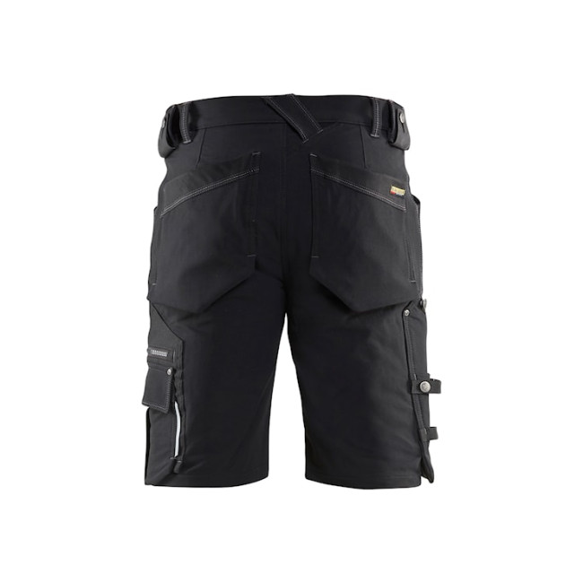 Short X1900 artisan stretch 4D sans poche flottante Noir - Blaklader