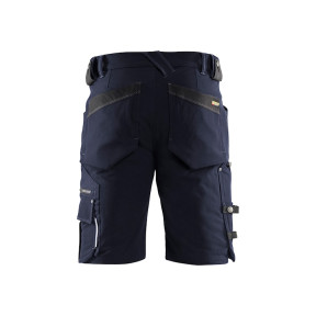 Short X1900 artisan stretch 4D sans poche flottante Marine foncé/Noir - Blaklader