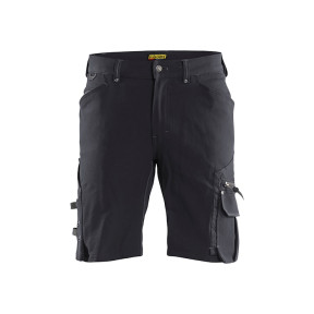 Short X1900 artisan stretch 4D sans poche flottante Gris Foncé/Noir - Blaklader
