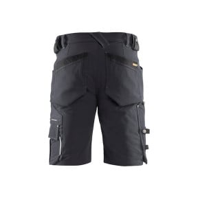 Short X1900 artisan stretch 4D sans poche flottante Gris Foncé/Noir - Blaklader