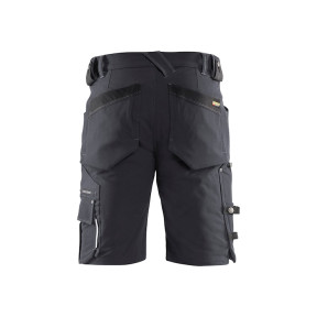 Handwerker-Stretchshorts X1900 4D ohne Hängetaschen Dunkelgrau/Schwarz - Blaklader
