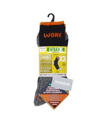 3 Paires de chaussettes Safety Work - Estex