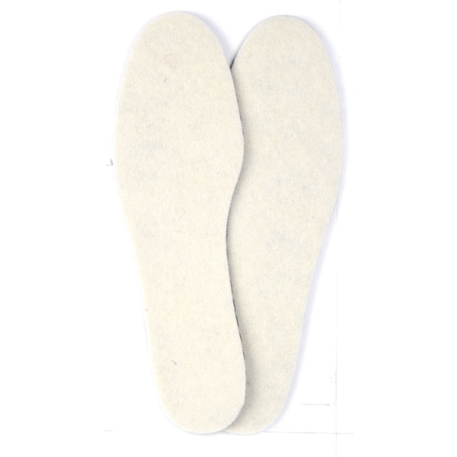 Semelles pure laine vierge Blanc - Estex