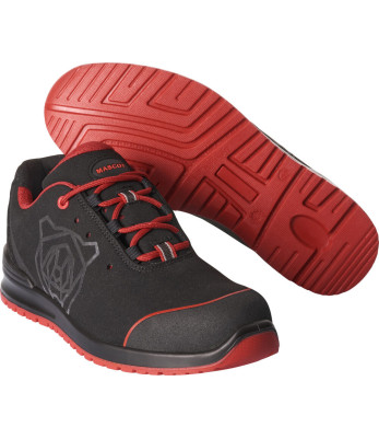 Chaussures de sécurité basses S1P Noir/Rouge - Mascot