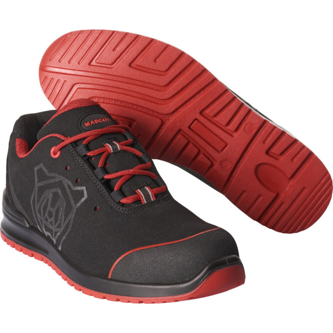 Chaussures de sécurité basses S1P Noir/Rouge - Mascot