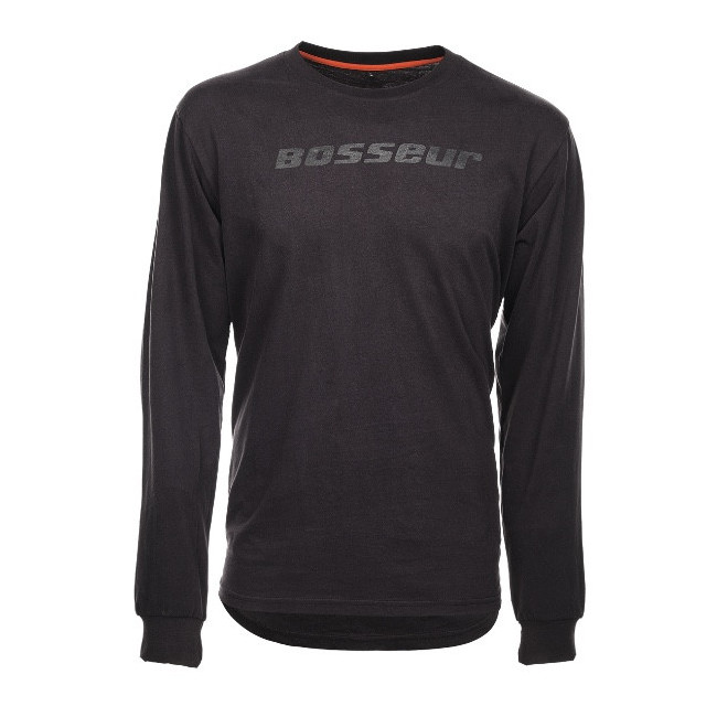 Tee-shirt Manches longues Tucker Gris chiné - Bosseur