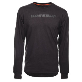 T-shirt Lange mouwen Tucker Grijs gemêleerd - Bosseur