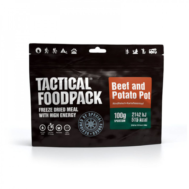 Ration de survie - Boeuf et purée de pommes de terre - Tactical Foodpack