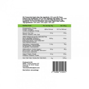 Ration de survie - Chips de pomme lyophilisées - Tactical Foodpack