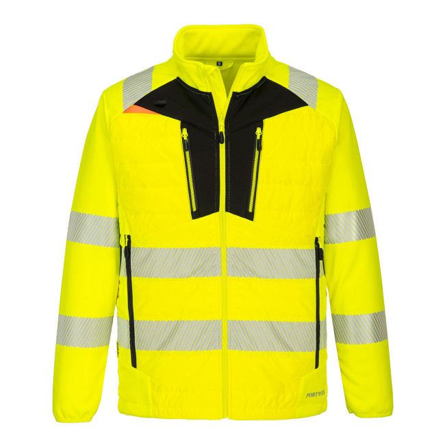 Hybride Vest HV Baffle DX473 Geel/Zwart - Portwest