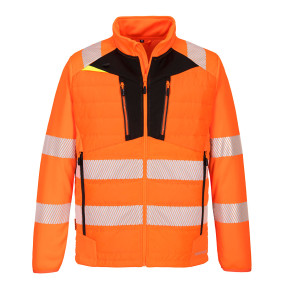 Hybrid-Warnschutzjacke DX4 Orange/Schwarz - Portwest