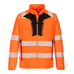 Hybrid-Warnschutzjacke DX4 Orange/Schwarz - Portwest