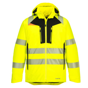 Winter Parka HV DX461 Geel/Zwart - Portwest
