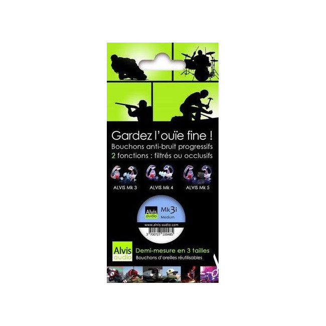 Progressieve gehoorbeschermingsdoppen Alvis Mk3i agro-alimentair - Alvis Audio