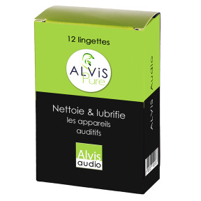 12er-Pack Alvis Pure Reinigungstücher für Hörgeräte - Alvis Audio