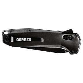 Couteau Highbrow Large lame pleine Onyx - Gerber