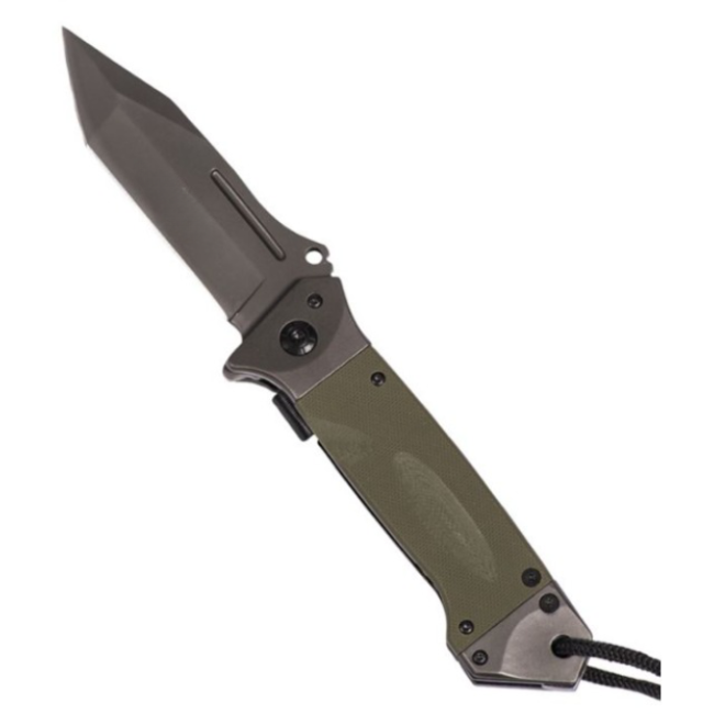 Couteau de poche DA35 Vert OD - Miltec Couteau de poche DA35 Vert OD - Miltec